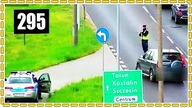 Policyjny dron obserwował zachowanie kierowców w rejonie przejść dla pieszych