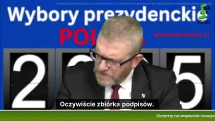 Grzegorz Braun; Jest DOSYĆ Polaków, którzy chcą POZOSTAĆ Polakami! mp4 686x432