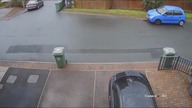 LiveLeak - Rubbish truck in West Yorkshire knocks over bins and swerves wildly on small street