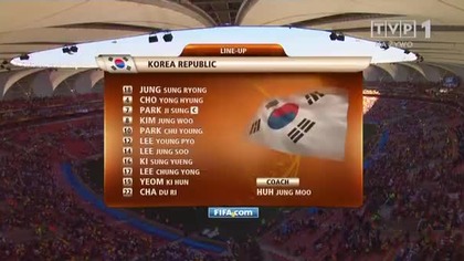 MŚ FIFA 2010 06 12 Korea Południowa - Grecja