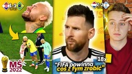 Leo Messi OBURZONY NA SĘDZIEGO i 18 ŻÓŁTYCH KARTEK! ZAPŁAKANY Neymar POCIESZANY przez syna Perisicia