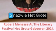 Błędy Roberta Menasse na Festiwalu Literackim w Forum Groningen 2024 #RobertMenasse #ForumGroningen