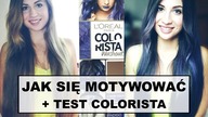 LOreal Colorista Washout #IndigoHair | MOTYWACJA DO TRENINGU | Szpagat | Stanie na rękach