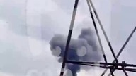 Moment, w kt&oacute;rym biznesowy odrzutowiec rozbił się w obwodzie twerskim w Rosji