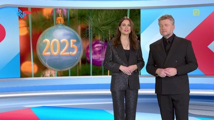 TTV - Zapowiedzi i reklamy w sylwestrowo-noworocznej oprawie graficznej (27. 12. 2025) 