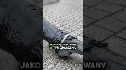Drwal na rynku w Jaworznie miał wyjątkowego pecha #jaworzno #kolizja
