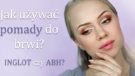 Jak malować brwi pomadą? // INGLOT vs.  Anastasia Beverly Hills