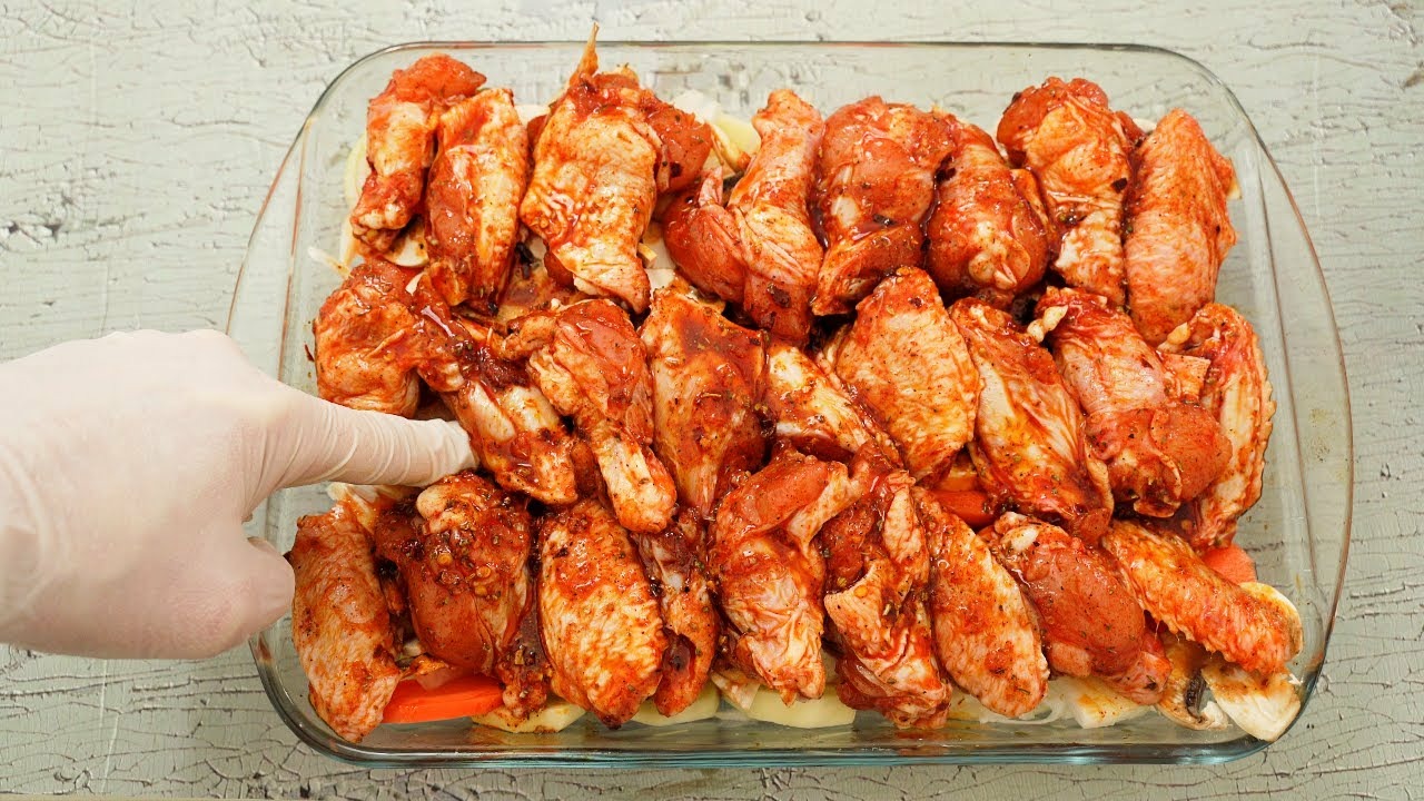 A very tasty recipe for chicken wings, kids will love it too CDA
