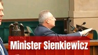 Minister Sienkiewicz nie wstał do hymu