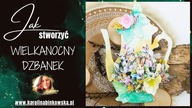 WIELKANOCNY DZBANEK  DIY Wielkanocna Dekoracja