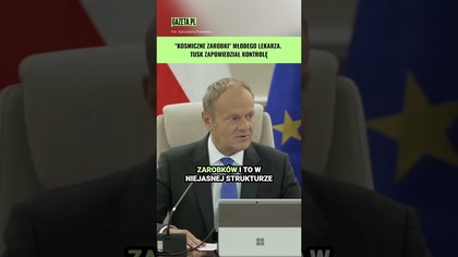 Lekarz bez specjalizacji zarobił prawie 2 mln w rok.  Tusk: Coś niepokojącego #shorts