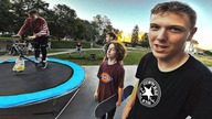 POSTAWILIŚMY TRAMPOLINĘ NA SKATEPARKU /2020#36