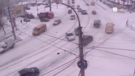 Kolumna transportu spychacza