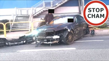 Kolizja BMW z Volkswagenem w Katowicach #2096 Wasze Filmy