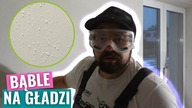Dlaczego gładź bąbluje? Pęcherzyki powietrza na gładzi.  Wklejanie tuff tapów.