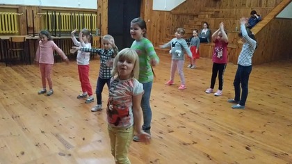 Zajęcia taneczne dla grupy młodszej w domu kultury w Markuszowie - wtorki godz. 16. 00