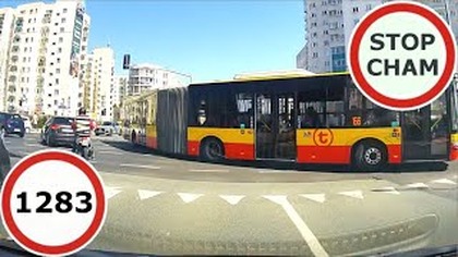 Stop Cham #1283 - Niebezpieczne i chamskie sytuacje na drogach