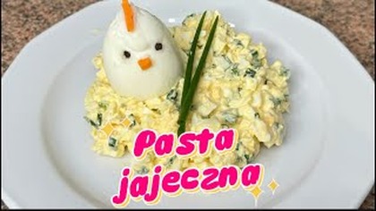 PASTA JAJECZNA  przepis na pyszną domową pastę jajeczną jak w dzieciństwie - NAJPROSTSZA WERSJA! 