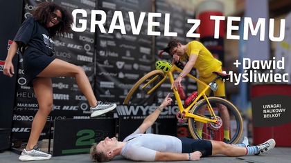 100 km WYŚCIG na chińskim Gravelu.  Czy rower Dawida Myśliwca da radę?