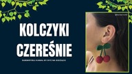 KOLCZYKI WISIENKI - TUTORIAL SZYDEŁKOWY.  WIŚNIE / CZEREŚNIE NA SZYDEŁKU KROK PO KROKU #558