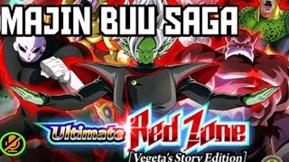 MAJIN BUU SAGA RED ZONE VEGETA STORY EDITION DBZ DOKKAN BATTLE