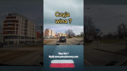 Kto zawinił? Za późna reakcja czy niepewny manewr? #wypadek #droga#polscykierowcy