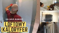 Odnawianie żeliwnych grzejników LOFT Style.  Łazienka gotowa do układania płytek