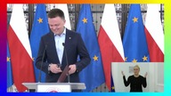 KONFERENCJA PRASOWA MARSZAŁKA SEJMU SZYMONA HOŁOWNI
