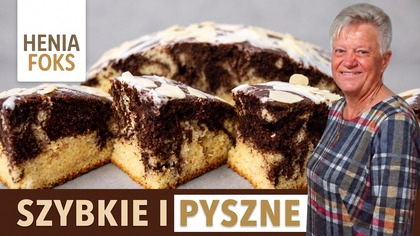 Ekspresowe ciasto marmurkowe jest puszyste i wilgotne.  Ten szybki przepis, który zawsze się udaje!