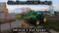 John Deere 6110MC niecodzienne obowiązki przy trzodzie/ Kula