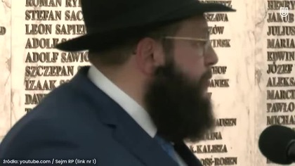 Analiza przesłania rabina, podczas uroczystości zapalenia świec chanukowych w sejmie