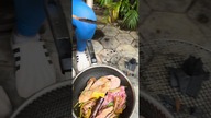 BBQ, kaczka na grillu