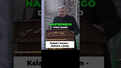 Ksiądz i karton historia z jazdy #pawlukiewicz