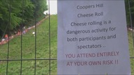 LiveLeak - The biggest tumbles from 2019s annual cheese-rolling race, Gloucestershire UK