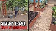 Siejemy trawę.  Robimy żwirowe ścieżki w ogrodzie.  Trawy ozdobne w ogrodzie