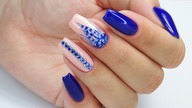 Blue ink nails / Eveline Cosmetics