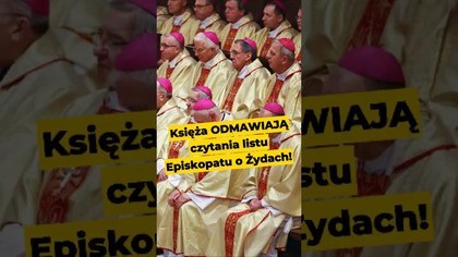 Księża ODMAWIAJĄ czytania listu Episkopatu o Żydach! #Żydzi #list #episkopat #katolicyzm #biskupi