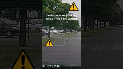 Jazda po trawniku i chodniku #shorts #rikordwidjo