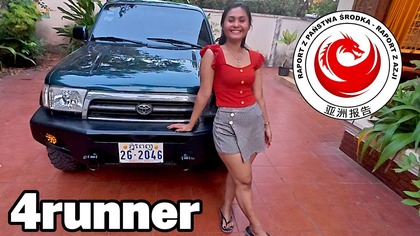 Buddyjska ceremonia poświęcenia samochodu - Toyota 4runner 3rd gen.