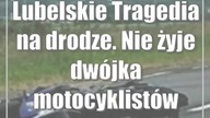 Lubelskie: Tragedia na drodze.  Nie żyje dwójka motocyklistów