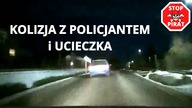 Nietrzeźwy powoduje kolizję z policjantem i próbuje uciec z miejsca zdarzenia.  STOP PIRAT