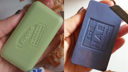 Soap Carving ASMR Relaxing Sounds no talking Satisfying ASMR Video