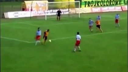 Robert Lewandowski - czerwona kartka - Znicz Pruszków (8 sierpnia 2007)