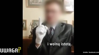Adwokat bez uprawnień.  Przepięknie się wysławiał