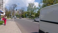 Alarmowo ambulans Ford Transit Custom przez Warszawę