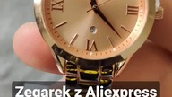 Złoty, ale skromny zegarek z Aliexpress #aliexpress #zegarek #curren
