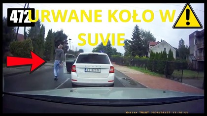 Urwane koło w SUVIE