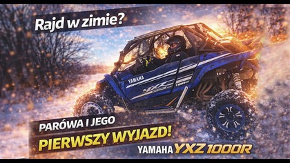 Yamaha YXZ 1000R - Rajd w zimie? Parówa mówi: trzymaj mi paliwo! #atv #quad #atvriders