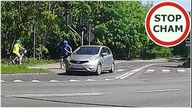 Rowerzysta vs Kierowca - chciał zwrócić uwagę uderzył w auto #1101 Wasze Filmy