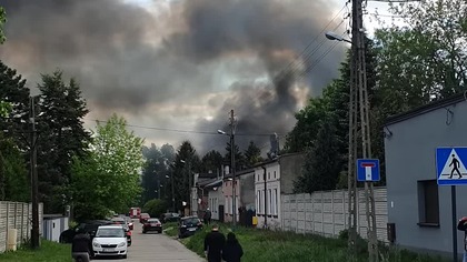 Pożar W Łodzi 04. 05. 2025 wybuchy #newsy #łódź #works #shorty